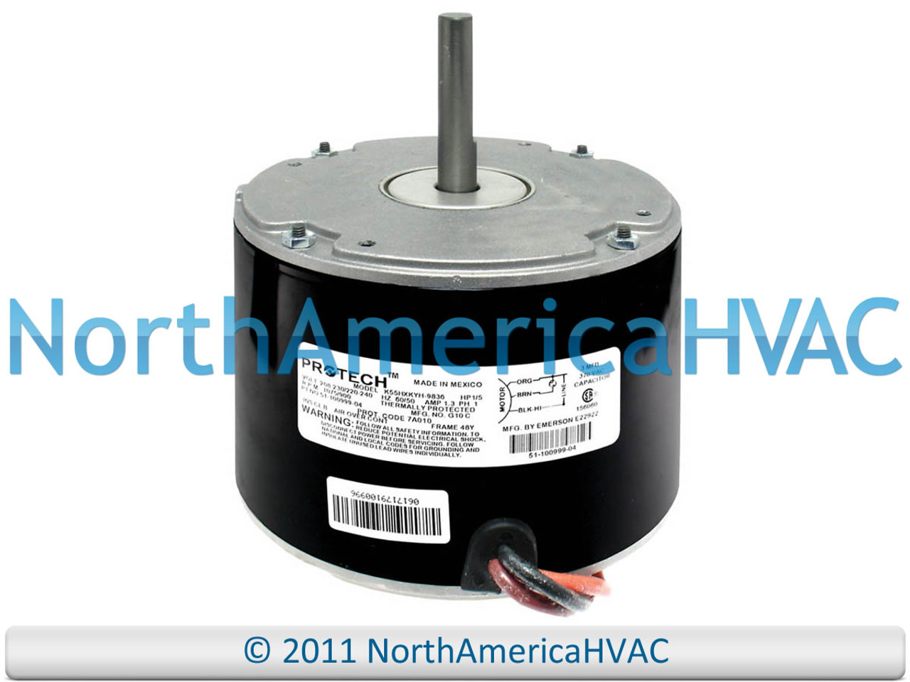 mi OEM Rheem RUUD Weather King 1/5 HP FAN MOTOR Replaces 51